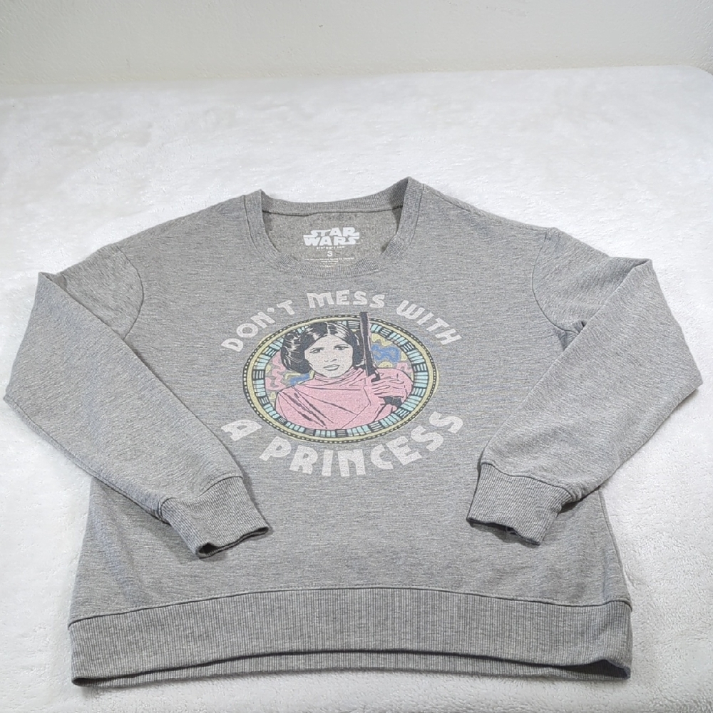 Star Wars Princess Leia Sweatshirt S EUC